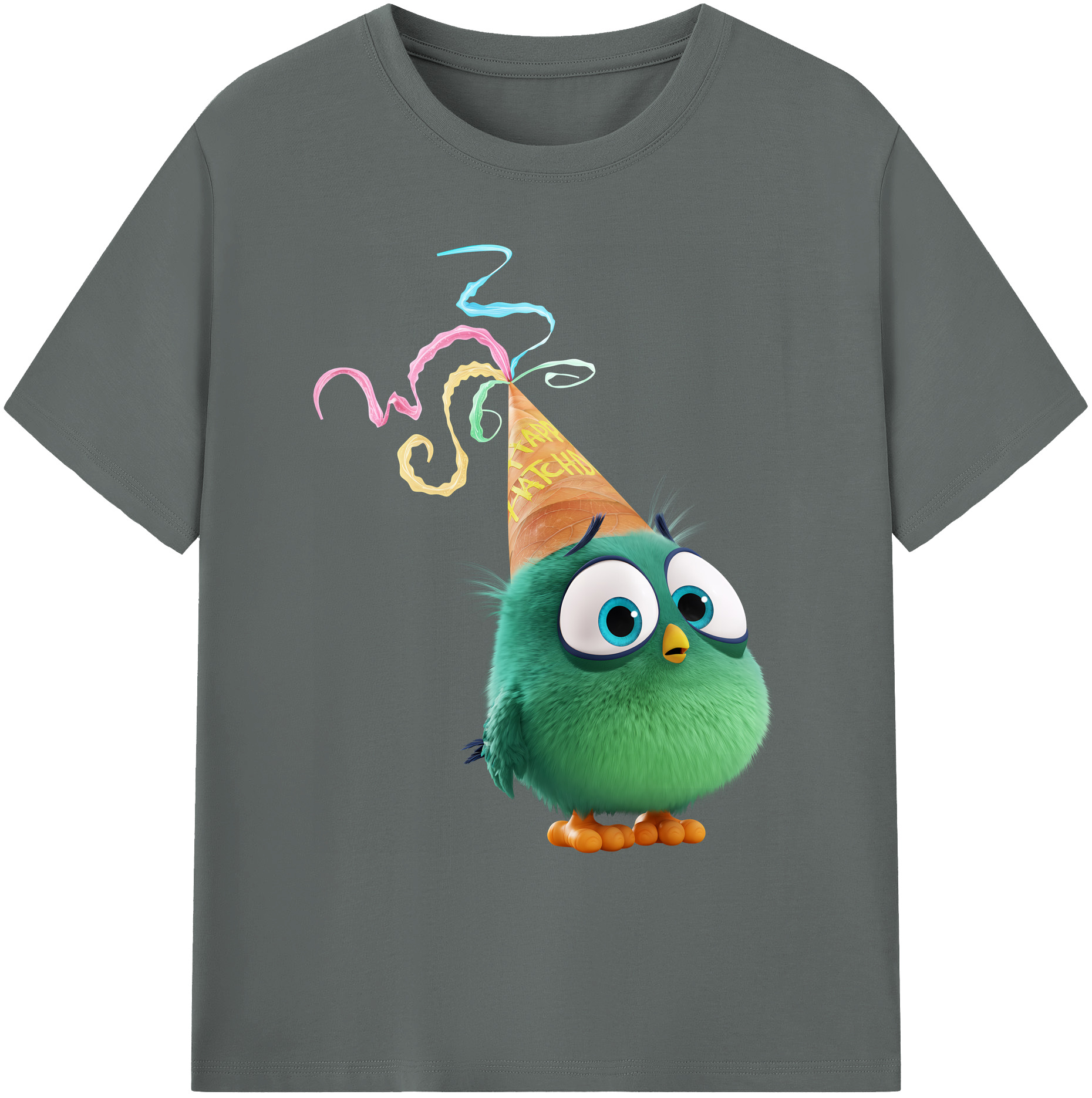 （画像用） Angry Birds アングリーバード 綿100％ メンズ半袖Tシャツ｜肌触りやわらか＆通気性